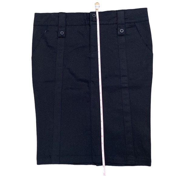 BNWOT Dickies Pencil Skirt, Beautiful Detailing! Slit up back, Black - Picture 11 of 16